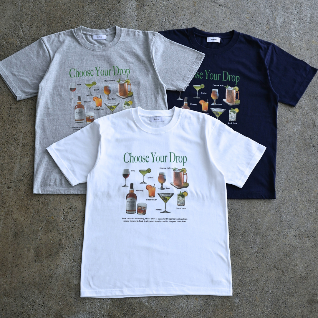 OneDrop Choose Your Drop Tshirt – One Drop（ワンドロップ）