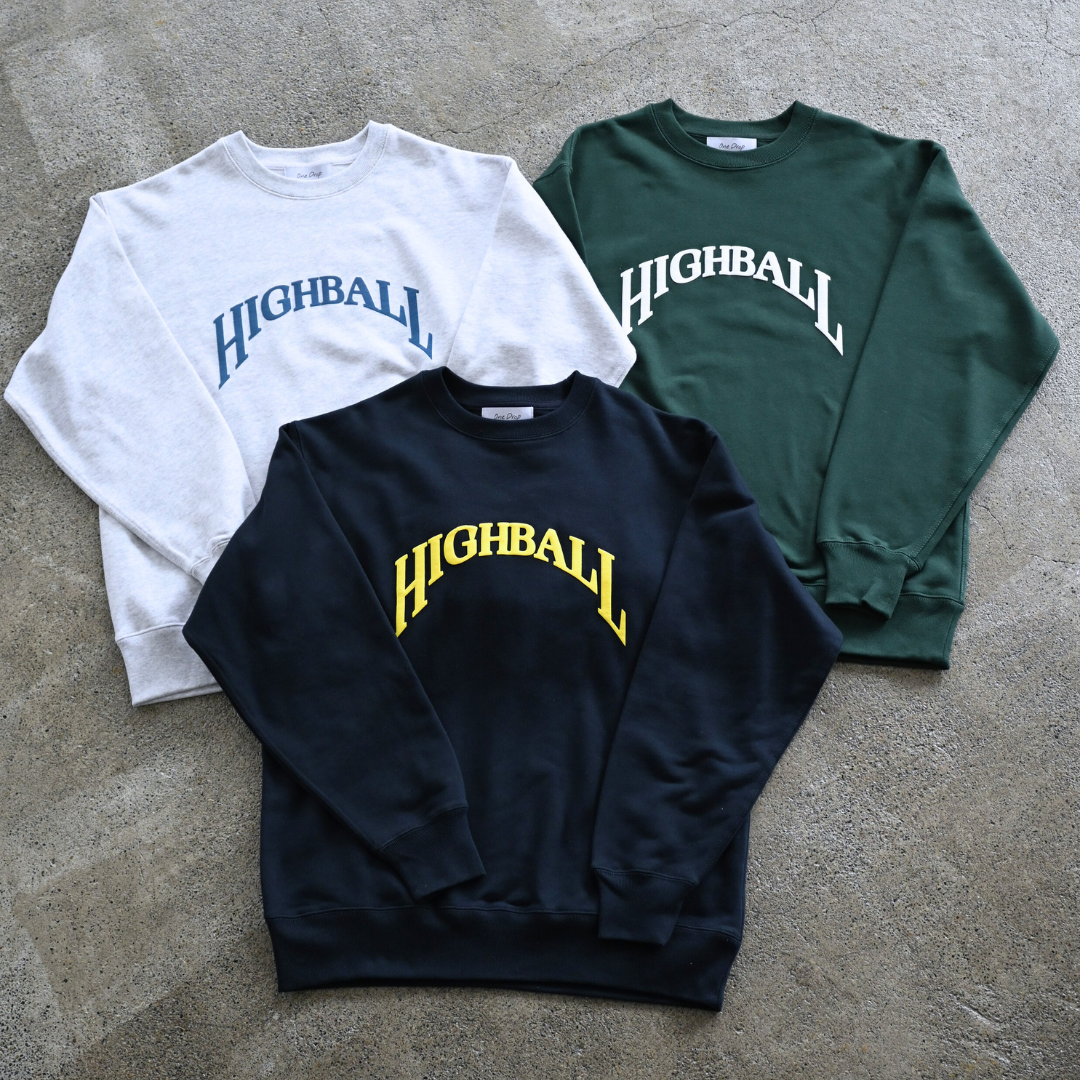 OneDrop HIGHBALL College Logo SWEAT – One Drop（ワンドロップ）