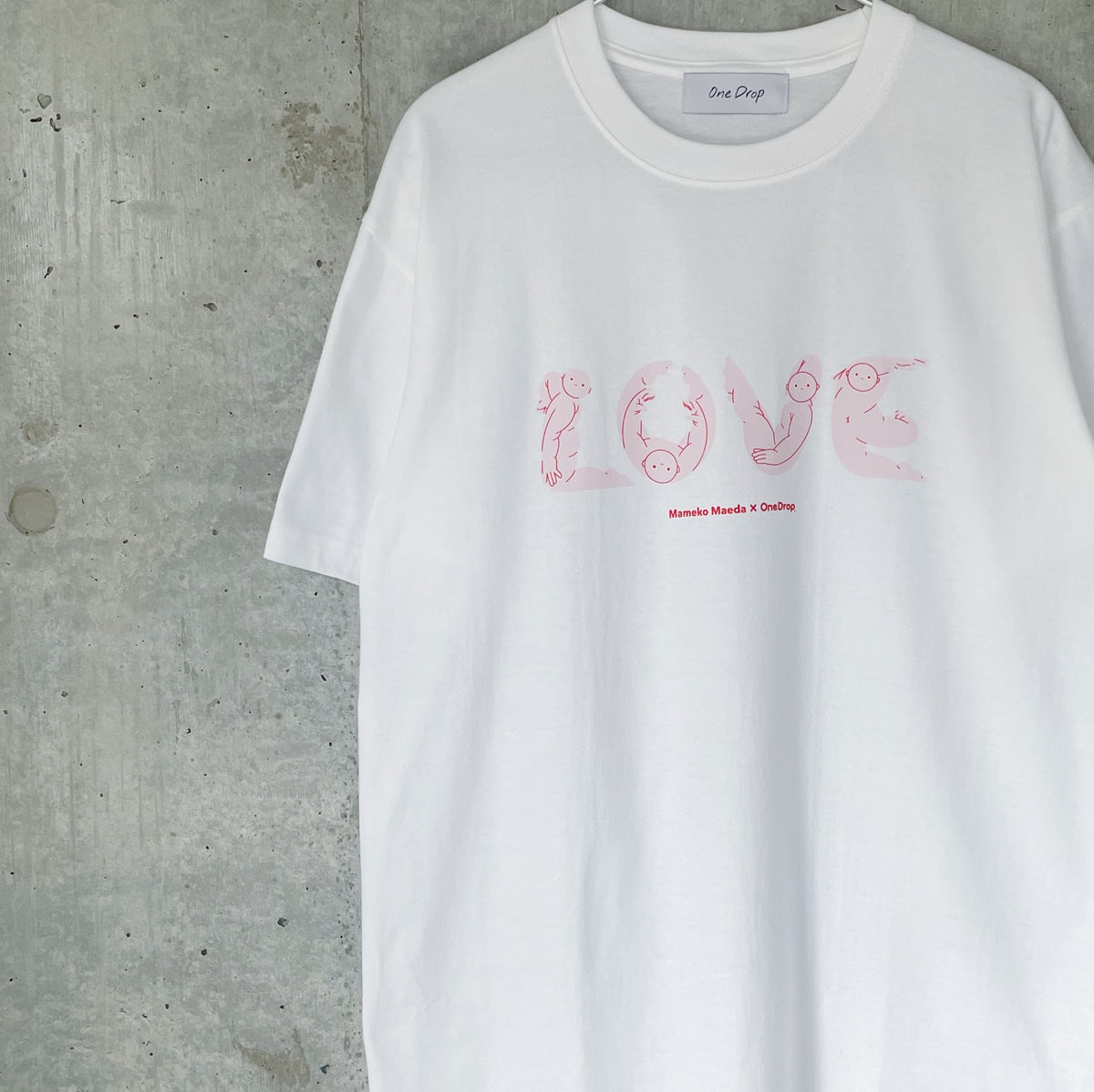 前田豆コ LOVE Tshirt – One Drop（ワンドロップ）