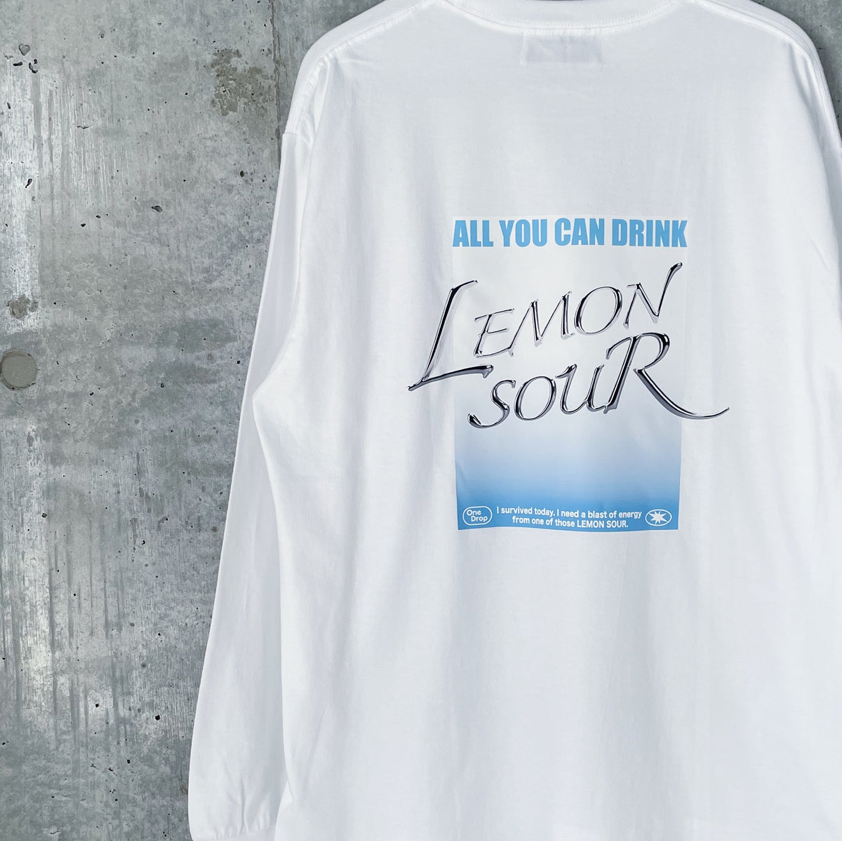 OneDrop 3D LEMON SOUR Long T shirt – One Drop（ワンドロップ）