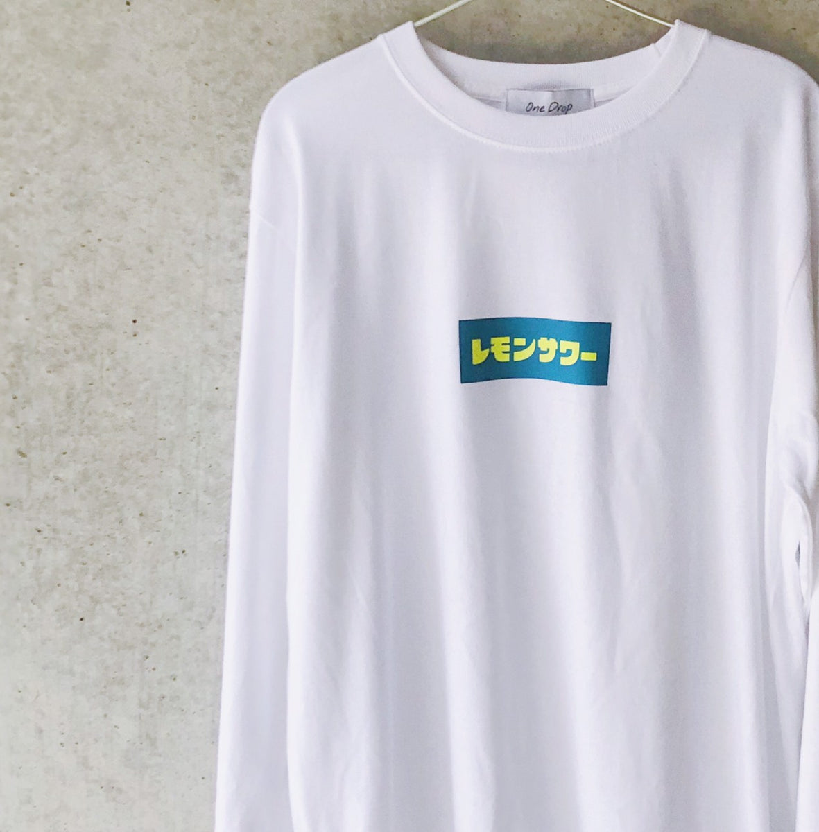 エレツ　ワンドロップ ふくだ レモンサワー ® LongTshirt – One Drop（ワンドロップ）