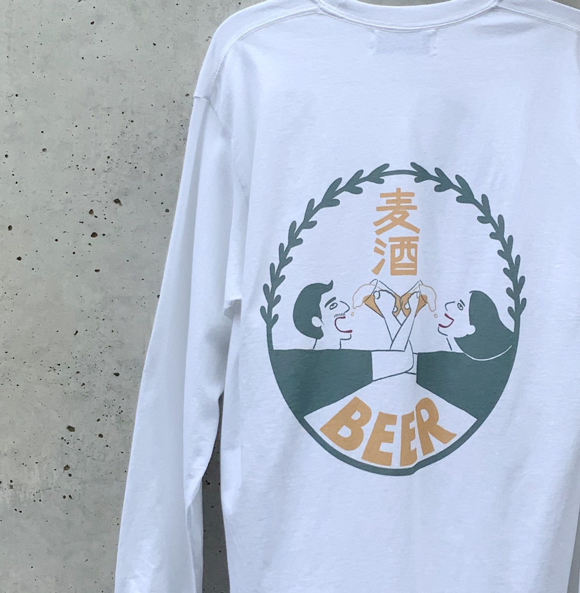 onatsu麦酒Beer LongT-shirt – One Drop（ワンドロップ）