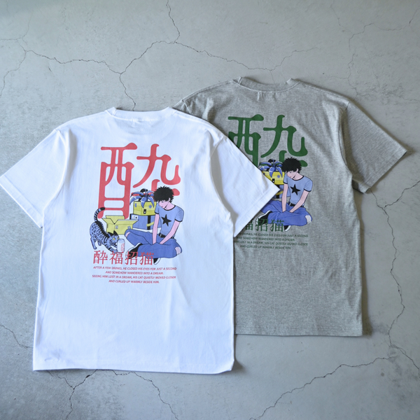 ともわか 酔福招猫 Tshirt – One Drop（ワンドロップ）