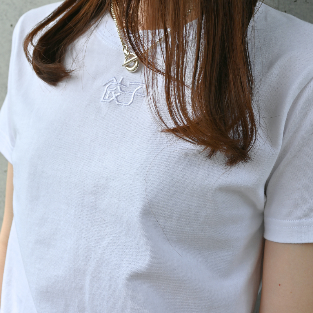 餃子刺繍ミニTシャツ