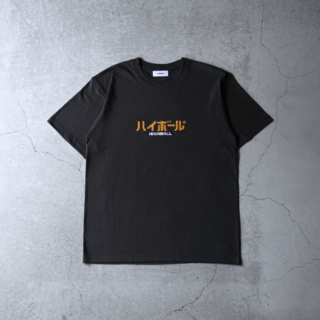 かねこあみ ピクセルハイボール刺繍Tshirt – One Drop（ワンドロップ）