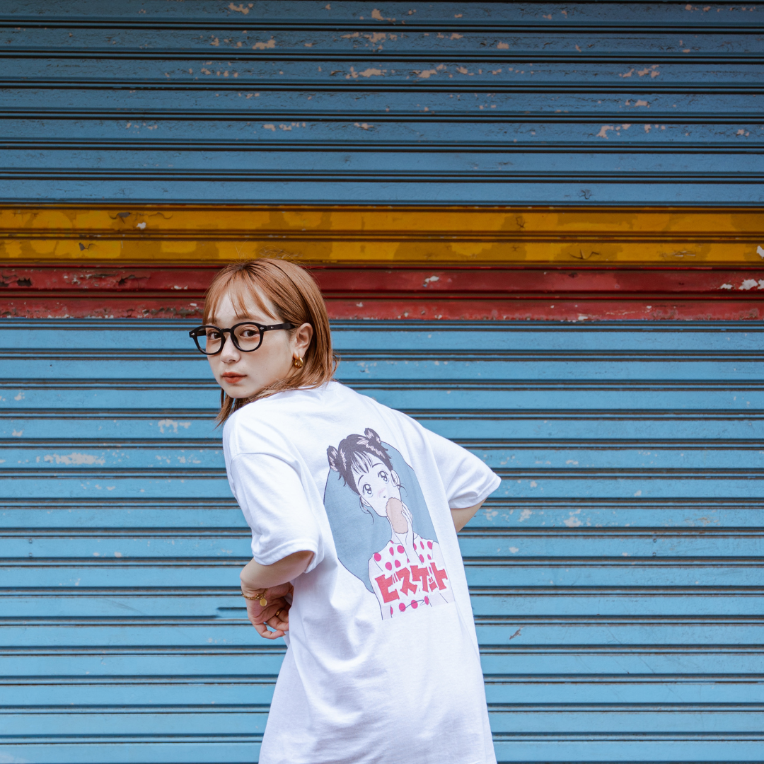 島田つか沙×ふくだ ビスケットT-shirt – One Drop(ワンドロップ) 島田つか沙×ふくだ ビスケットT-shirt – One Drop(ワンドロップ)