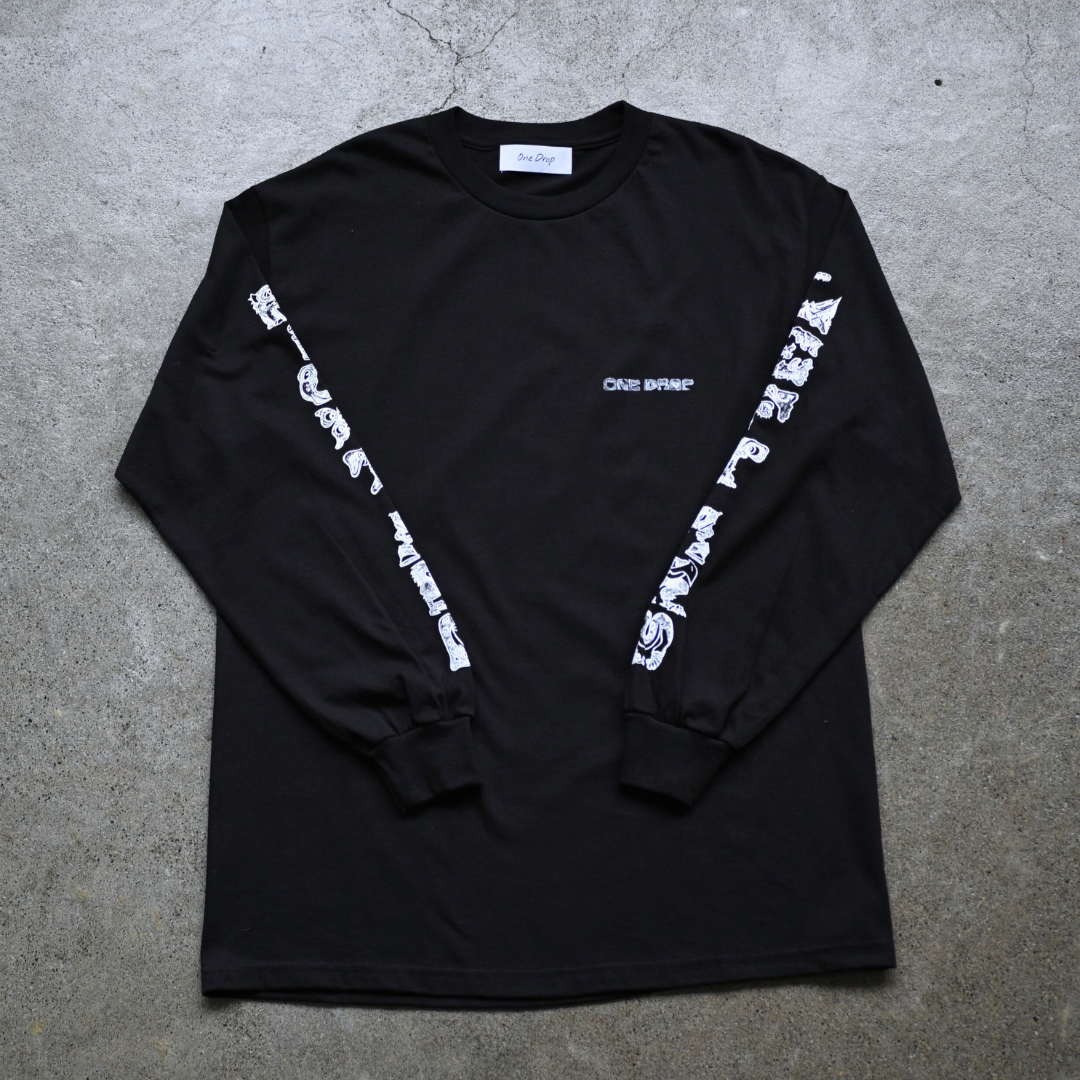 IPPEI Monster  sleeve print LongTshirt