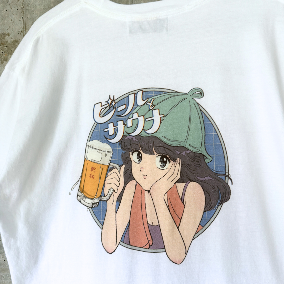 島田つか沙 ビールとサウナTshirt