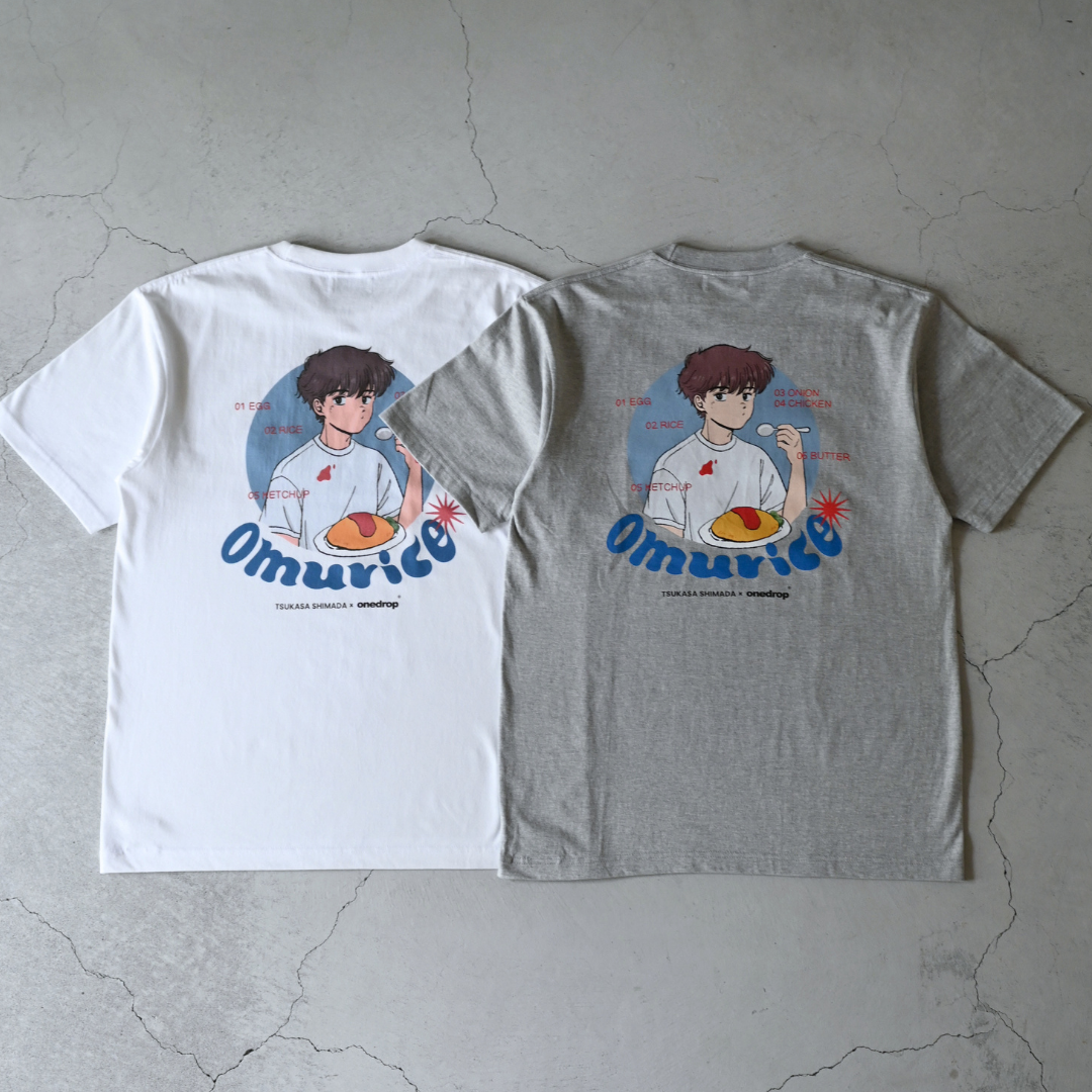 島田つか沙 オムライスBOY Tshirt – One Drop（ワンドロップ）