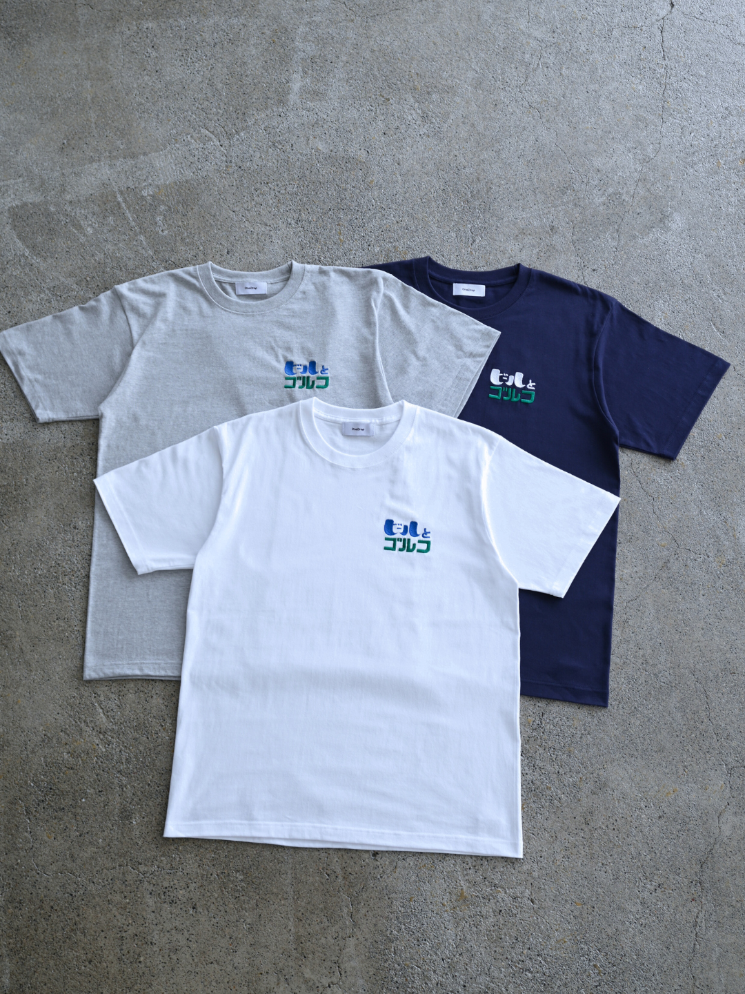 ふくだ  ビールとゴルフ刺繍Tshirt