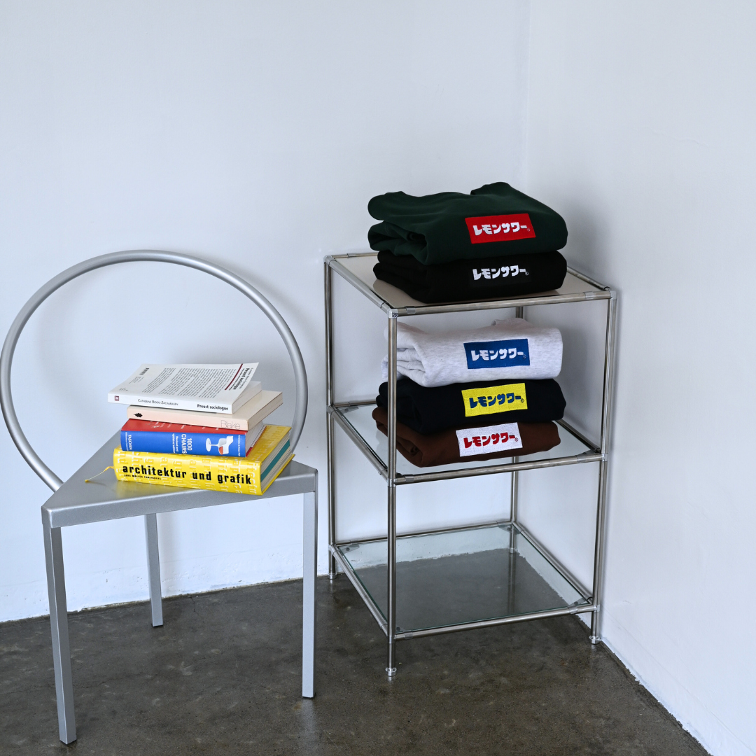 ふくだ レモンサワーBOXロゴ刺繍Sweat – One Drop（ワンドロップ）