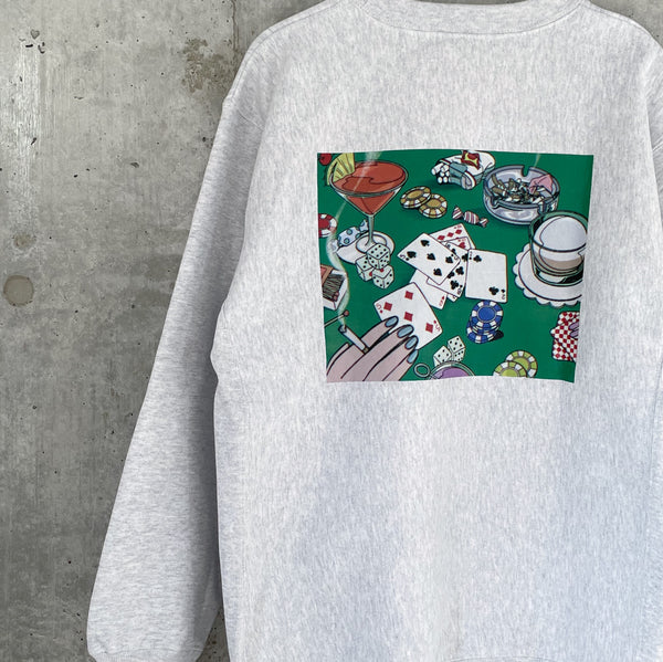 島田つか沙 Gambling Sweat グレー　XL 島田つか沙 Gambling Sweat グレーXL