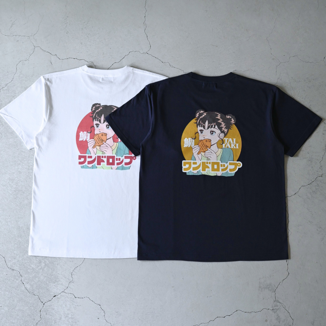 島田つか沙 たい焼き Tshirt – One Drop（ワンドロップ）