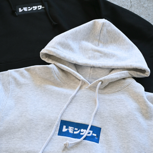 ふくだ レモンサワーBOXロゴ刺繍Hoodie