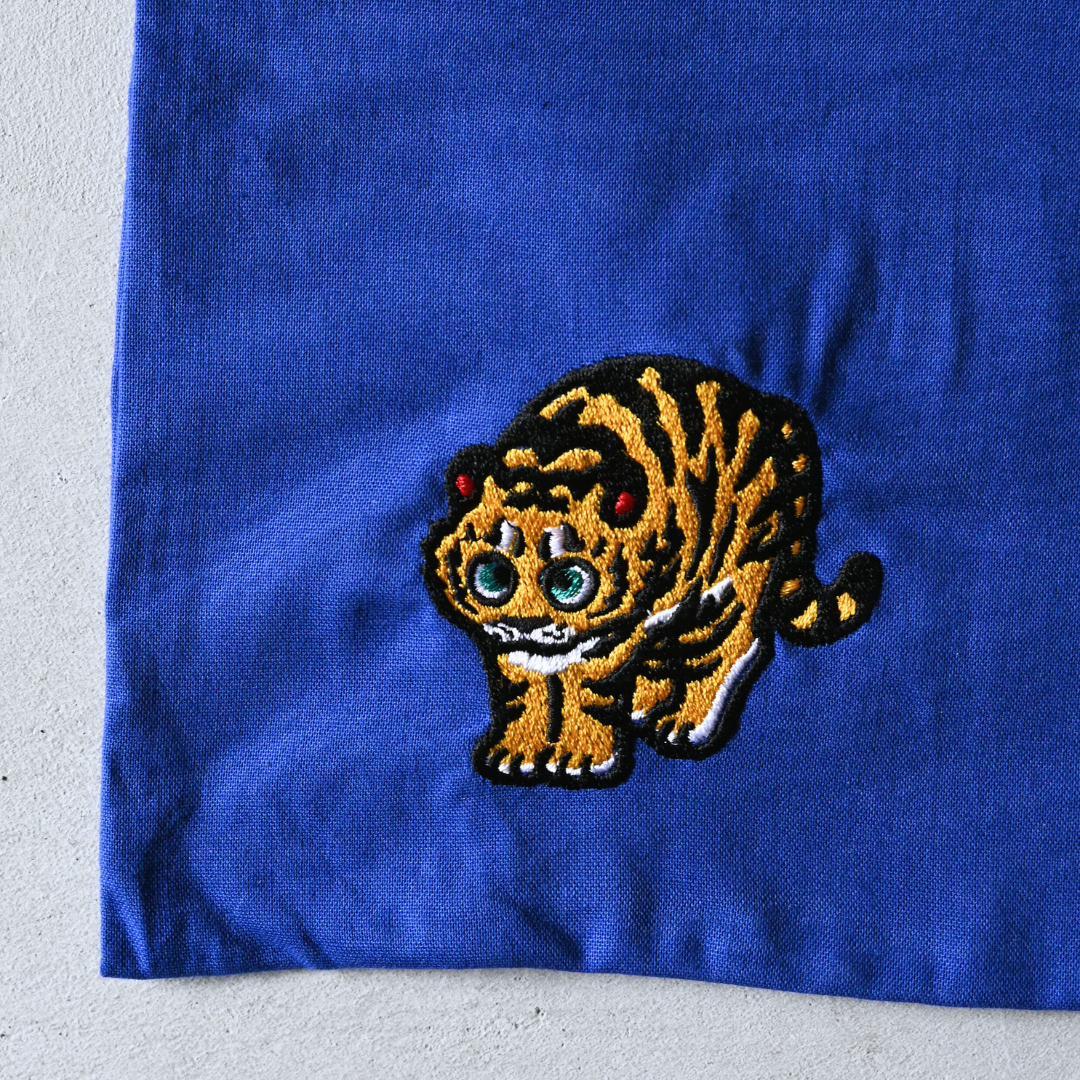 ともわか 虎猫刺繍Tote Bag