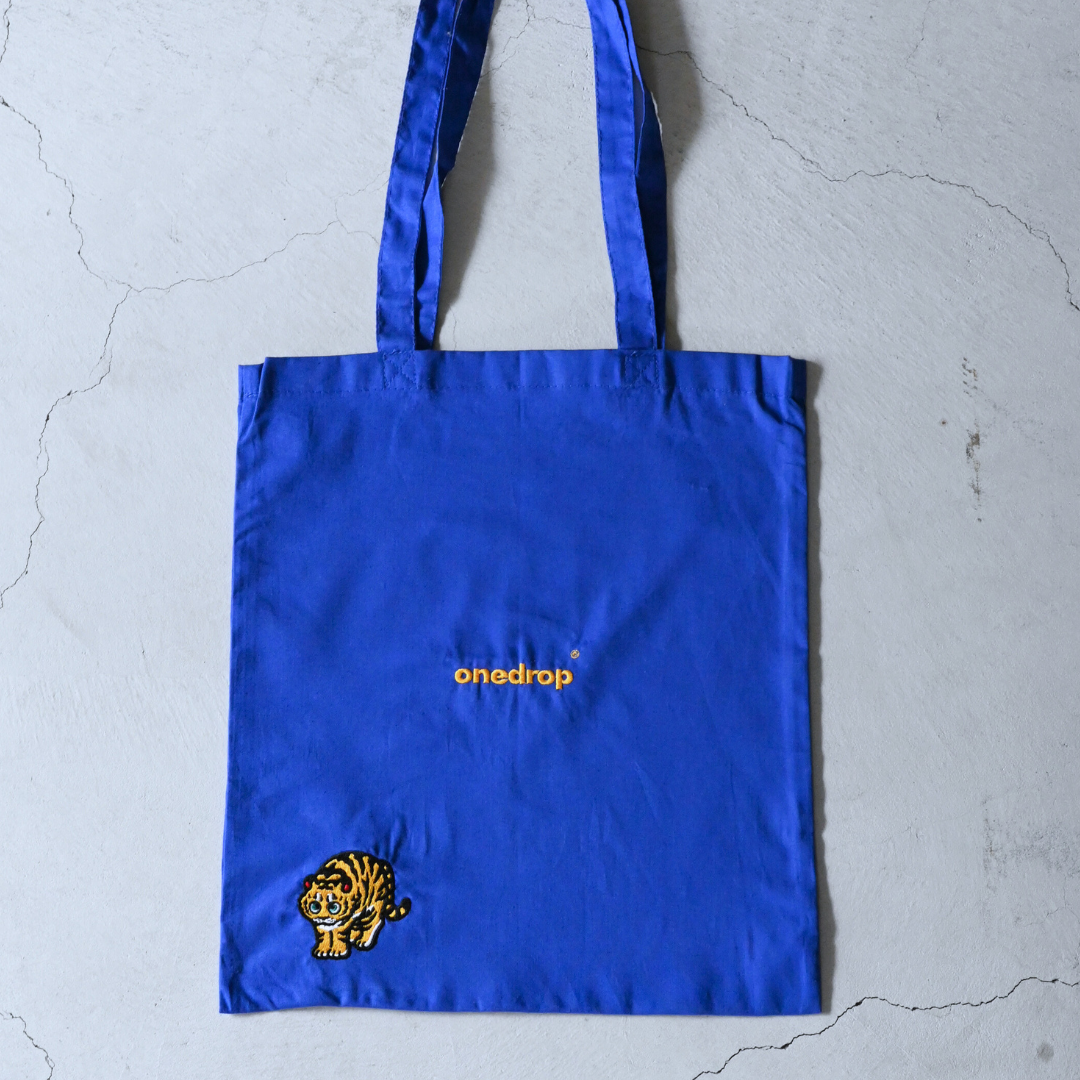 ともわか 虎猫刺繍Tote Bag