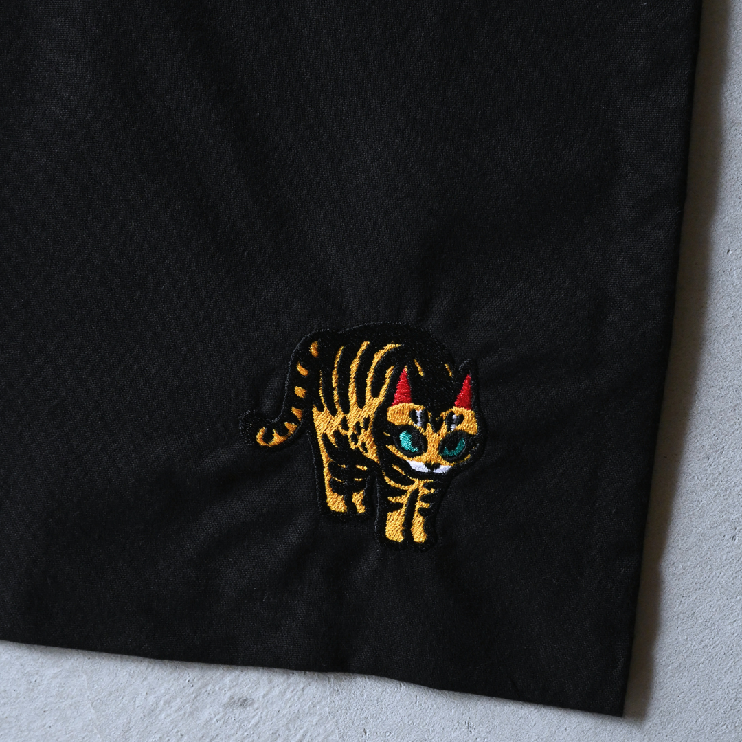 ともわか 虎猫刺繍Tote Bag