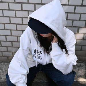 ふくだ餃子モチーフ刺繍 Heavyweight Zipup Hoodie