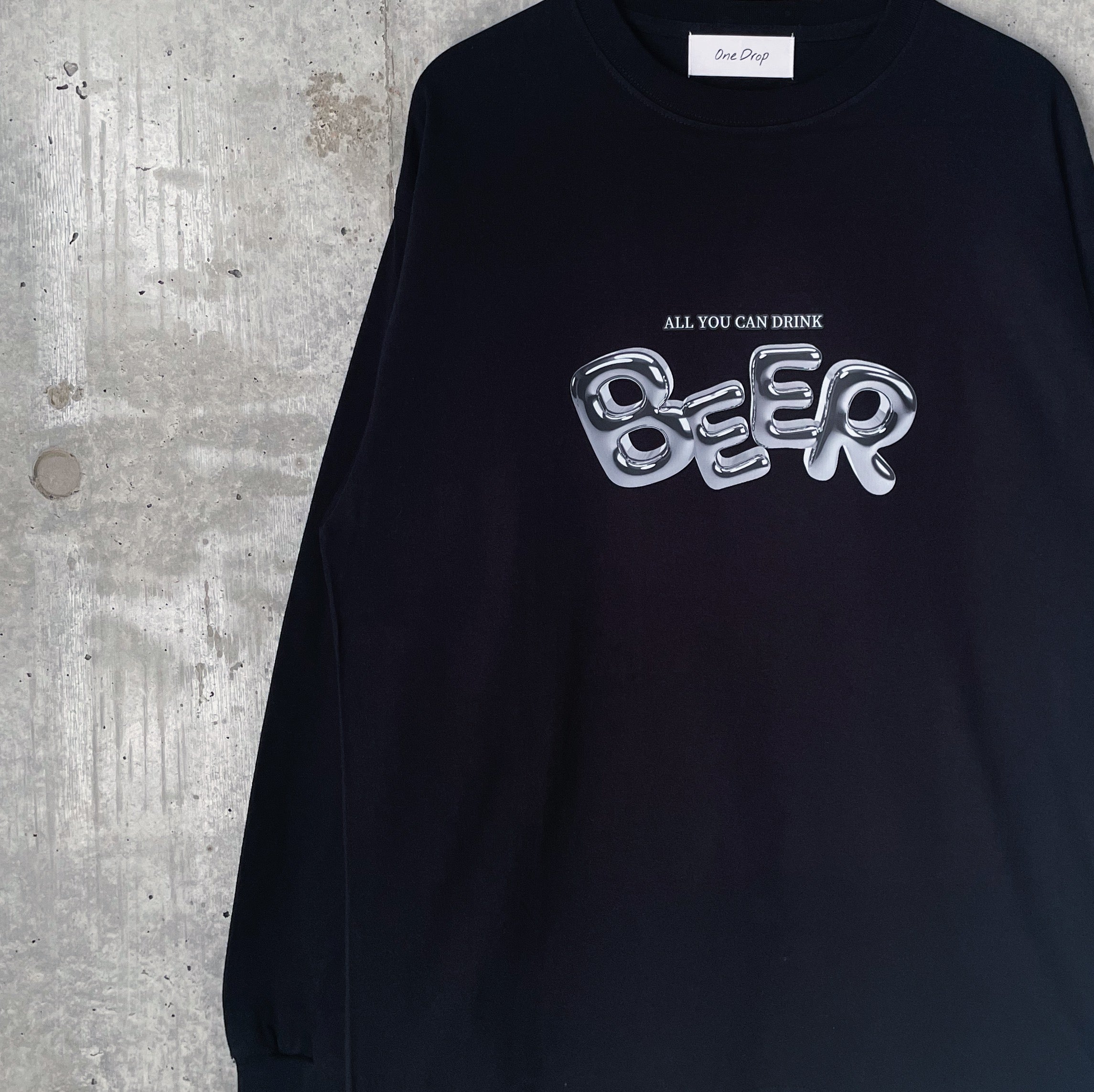 OneDrop 3D BEER Long T shirt
