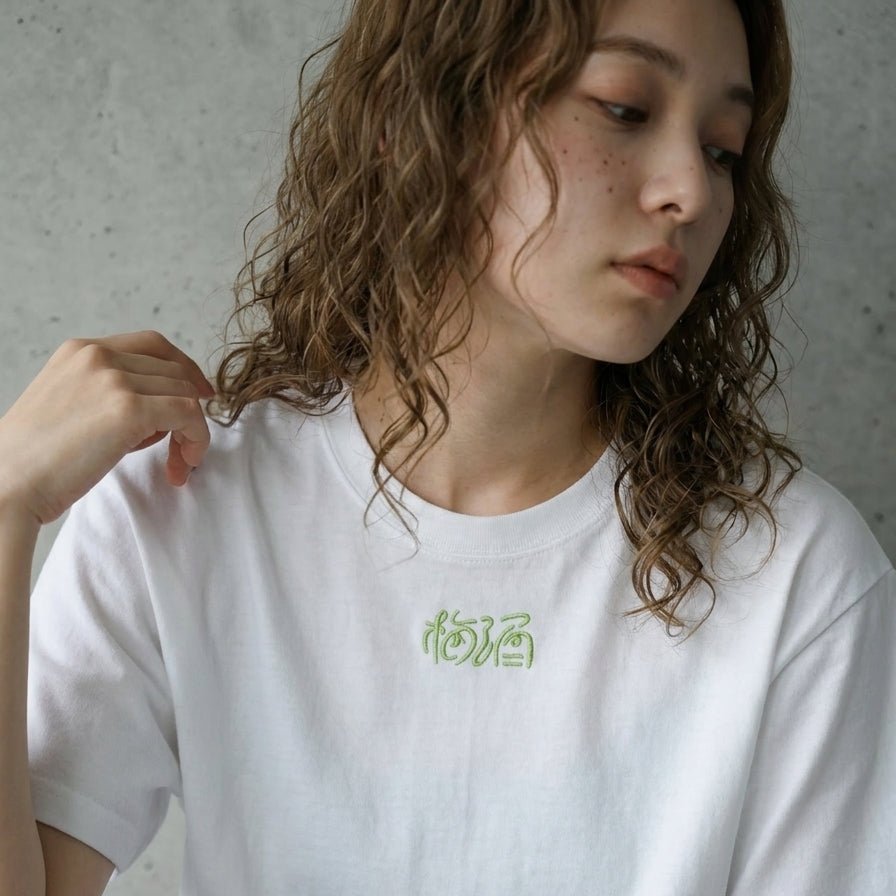 ふくだ 梅酒刺繍T-shirt – One Drop（ワンドロップ）