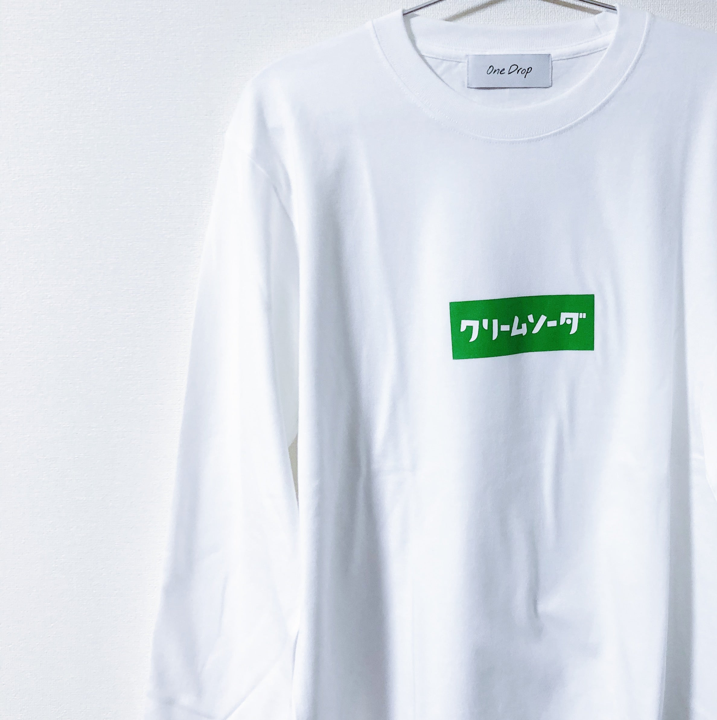 ふくだ クリームソーダ LongTshirt – One Drop（ワンドロップ）
