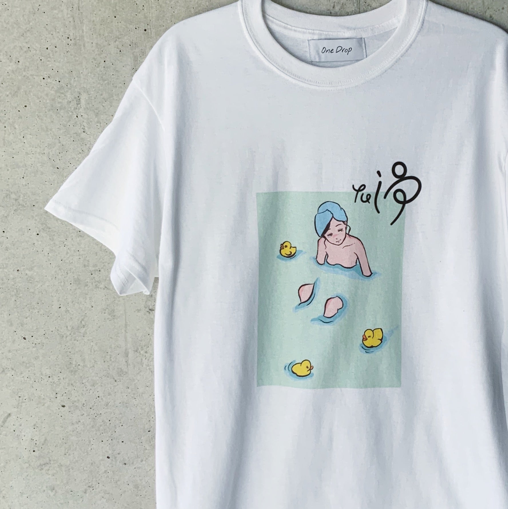 島田つか沙×ふくだ　極楽湯船T-shirt