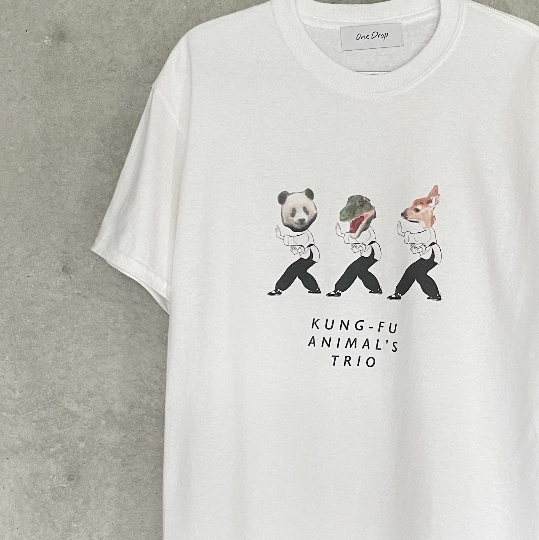 yurianew collage” Kung-fu trio T-shirt