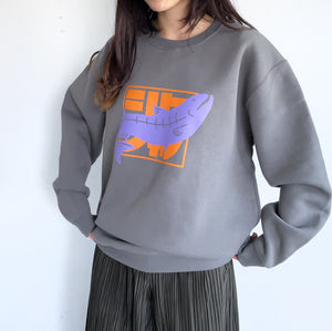 Shiokawa Aiko<br>oinu outdoor salmon 運動衫