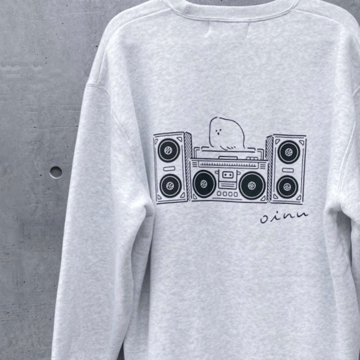 Shiokawa Aiko<br>oinu 收音机-录音机 運動衫