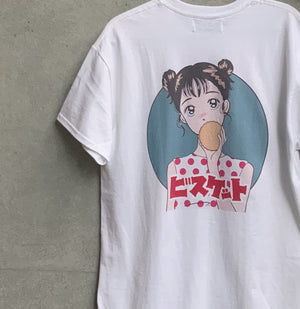 島田つか沙×ふくだ　ビスケットT-shirt